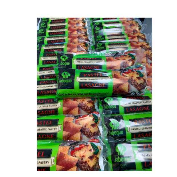 Massa Para Pastel e Lasanha Congelada / Pastel and Lasagne Pastry JABOQUE - 1Kg