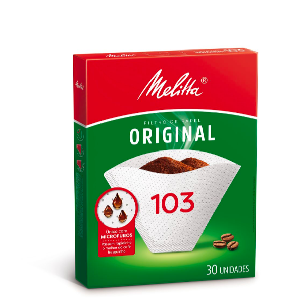 Filtro de Papel Café nº 103 / Coffee Paper Filter nº 103 MELITTA - 30un