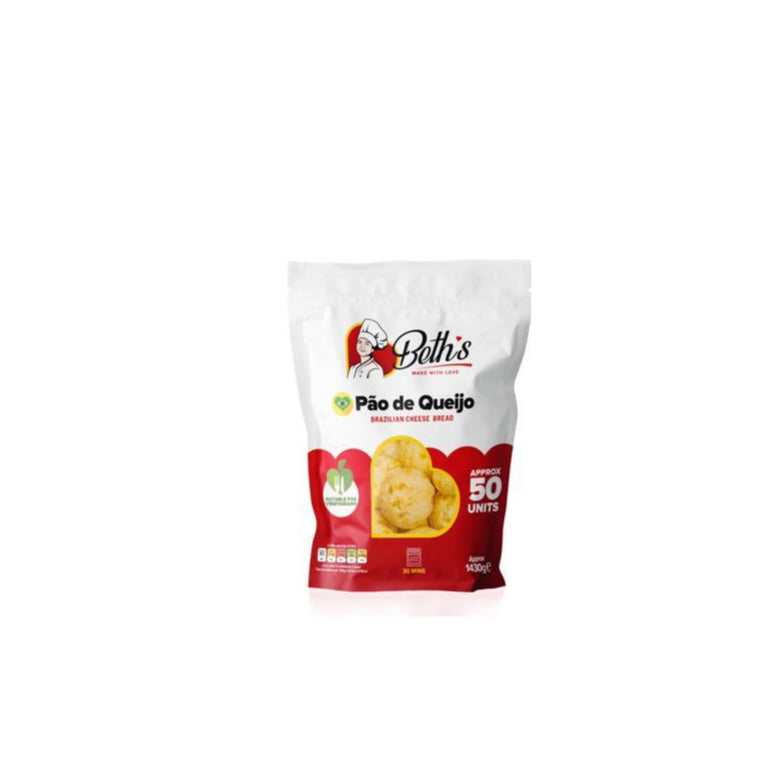 Pão de Queijo Congelado / Frozen Cheese Bread BETH'S - 50un