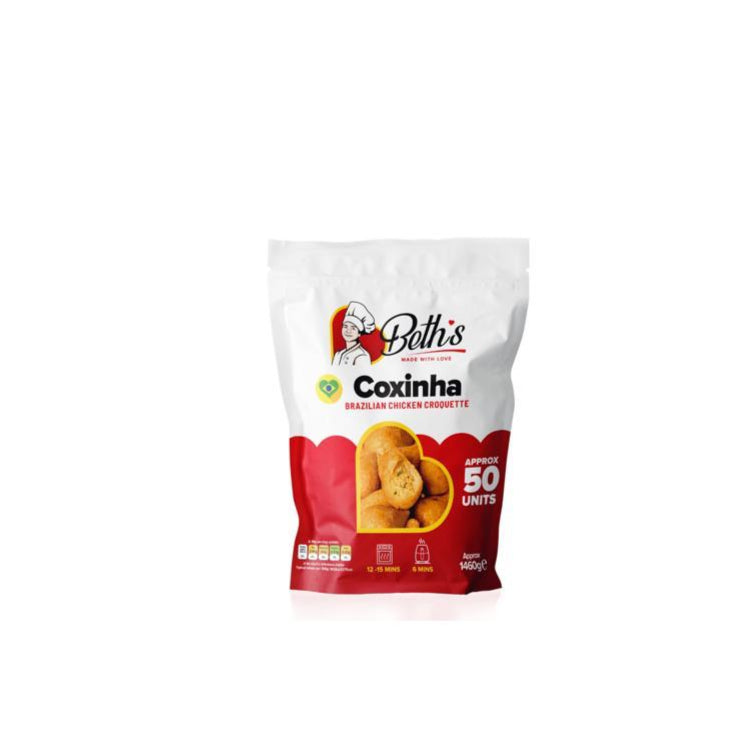 Coxinha Frita e Congelada / Frozen Chicken Croquette BETH'S - 50un