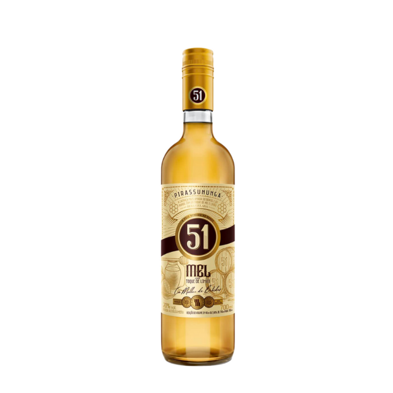 Cachaça Mel e Limão / Honey and Lemon Sugar Cane Spirit 51  - 740ml