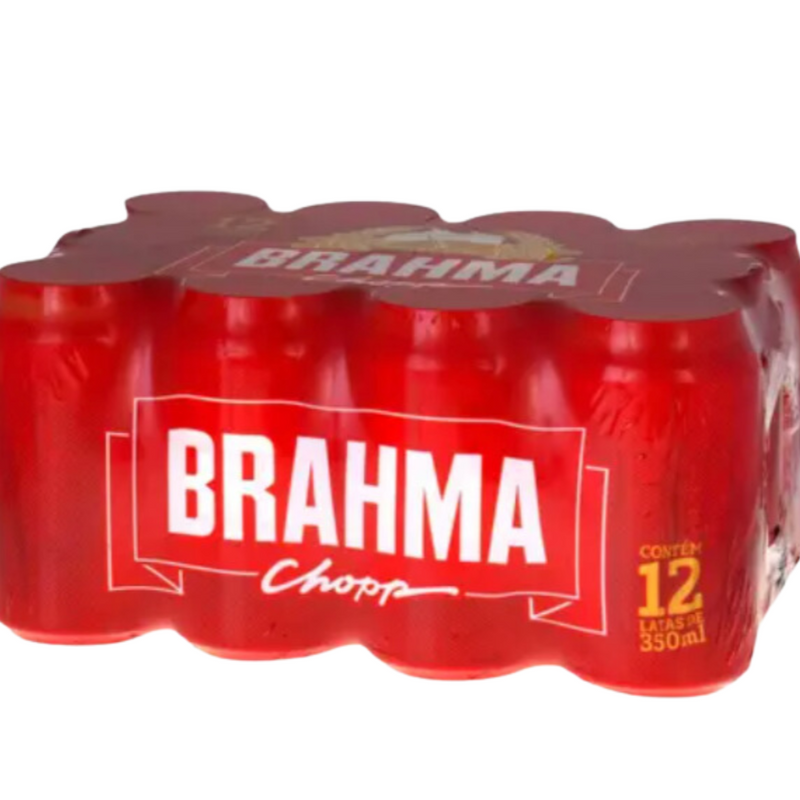 Cerveja Chopp Lata / Beer Chopp BRAHMA - 350ml