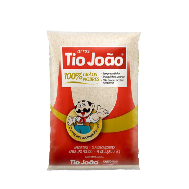 Arroz Branco / White Rice TIO JOÃO - 5Kg