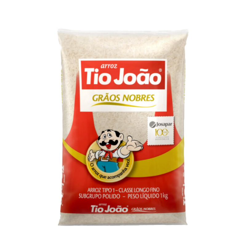 Arroz Branco / White Rice TIO JOÃO - 1Kg