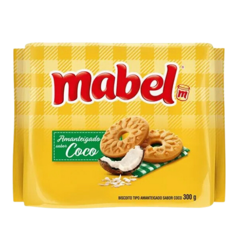 Biscoito Amanteigado de Coco / Coconut Butter Biscuit MABEL - 300g
