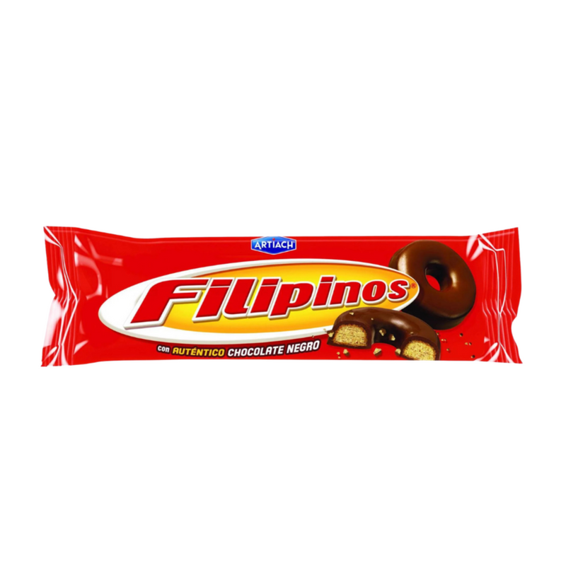Biscoito de Chocolate Negro / Dark Chocolate Biscuit FILIPINOS - 128g