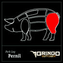 Pernil de Porco sem Osso / Boneless Pork Leg (Kg)